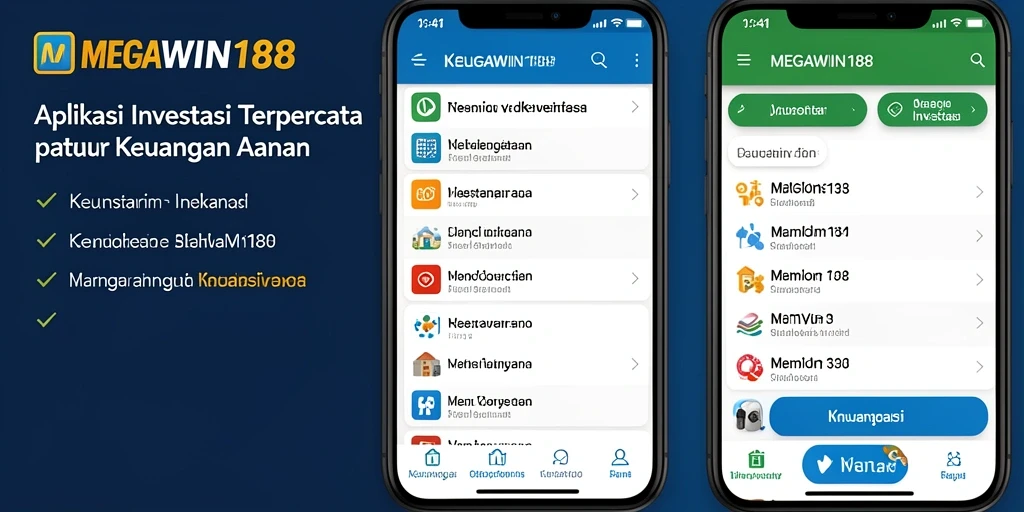 Tampilan antarmuka MEGAWIN188 yang intuitif dan mudah dinavigasi.